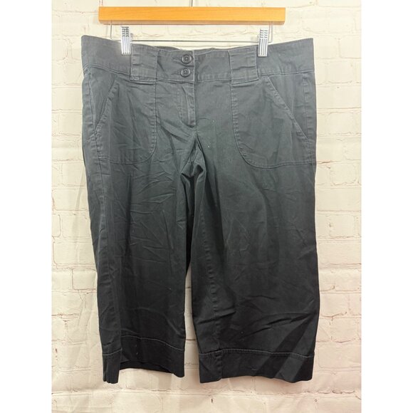 Duck Head Long Shorts Womens Size 9 Black - Picture 1 of 6